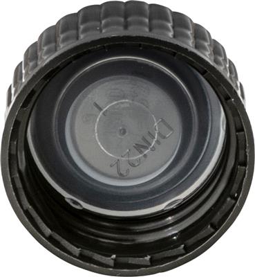 DIN 22 zár fekete tömítő alátéttel (10 db)