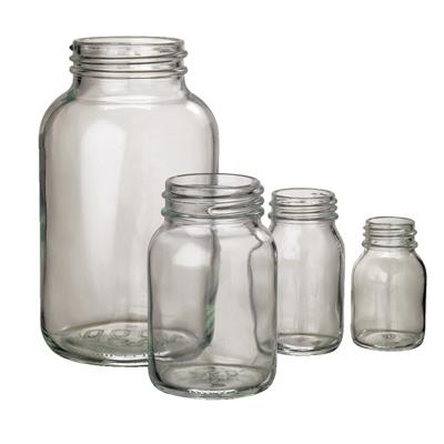 Fehér tároló üveg 1000 ml (18 db)