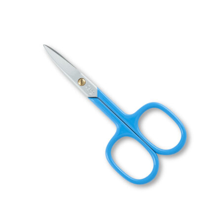 Credo® Solingen Kék körömvágó olló, POP ART, hajlított heggyel