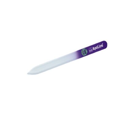 ApoLine® Üveg körömreszelő, 9 cm, lila