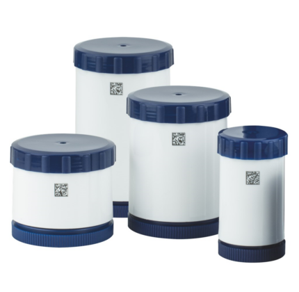 TOPITEC® Tégely 200g-os Kék/Fehér (10 db)