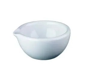 Porcelán dörzsmozsár 63mm , mázas